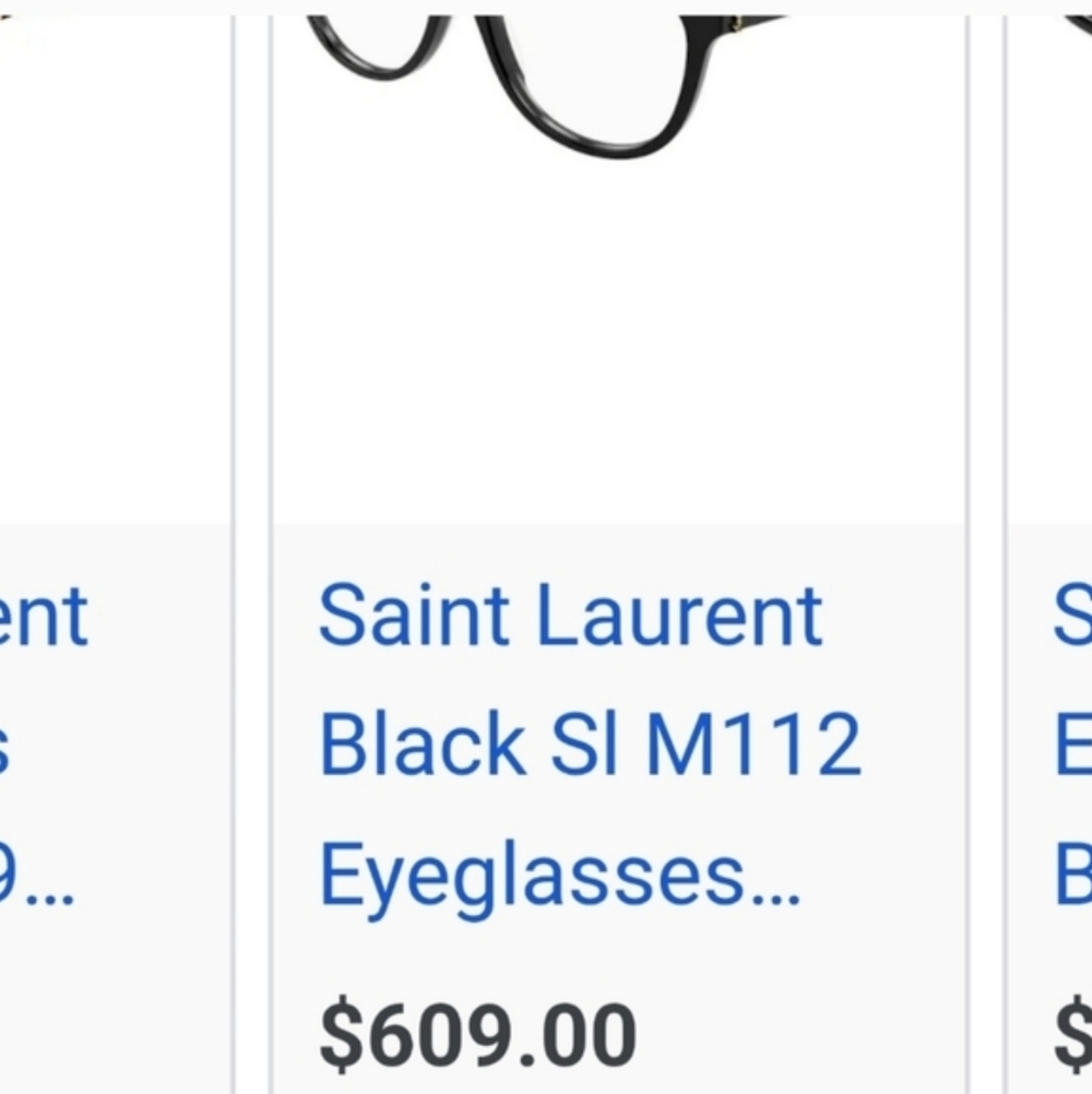 Saint Laurent Dark Brown Eyeglasses - Picture 6 of 6